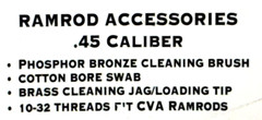 Connecticut Valley Arms Ramrod Accessories .45 Caliber 3 Piece Set AC1466A