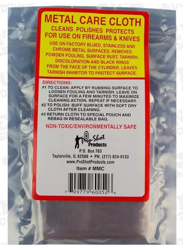 Pro-Shot Metal Care Cloth (Makes Polish Obsolete) # MMC New!