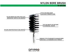 10 Pack- 12 Gauge Nylon Bore Brushes for Gun Cleaning and Maintenance
