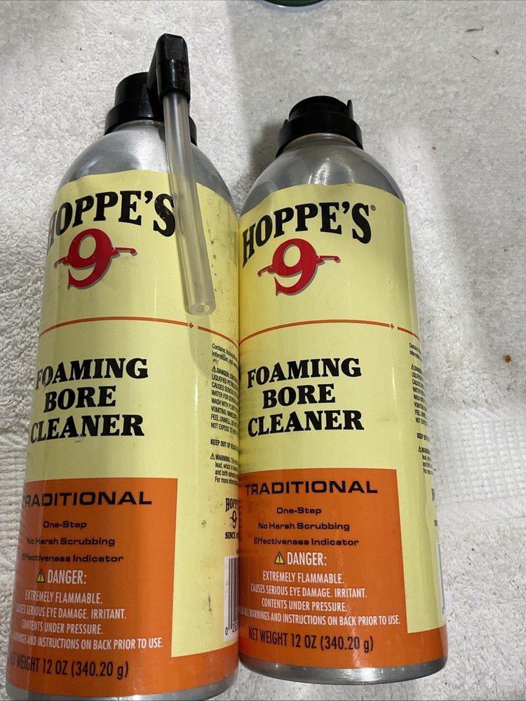 2X Hoppes 12oz Foaming Bore Cleaner 908
