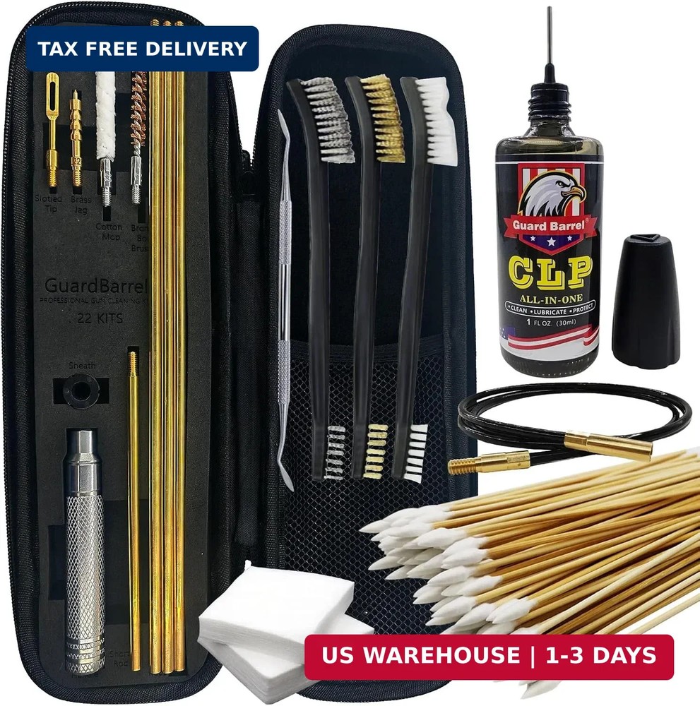 Gun Cleaning Kit for .22 .223Cal 5.56Mm .22LR Rifle Pistol Cleaning Kit with 30M