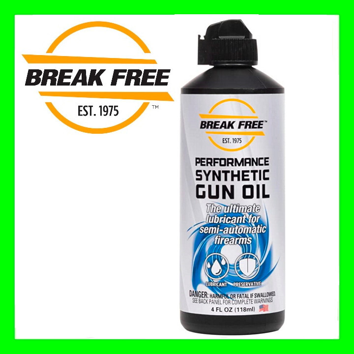 Break Free Synthetic Performance Gun Oil Lubricant Great for Semi-Autos LP-4-1