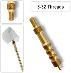 3-Piece Brass Gun Jag Kit – Long-lasting Cleaning Solution for Firearms