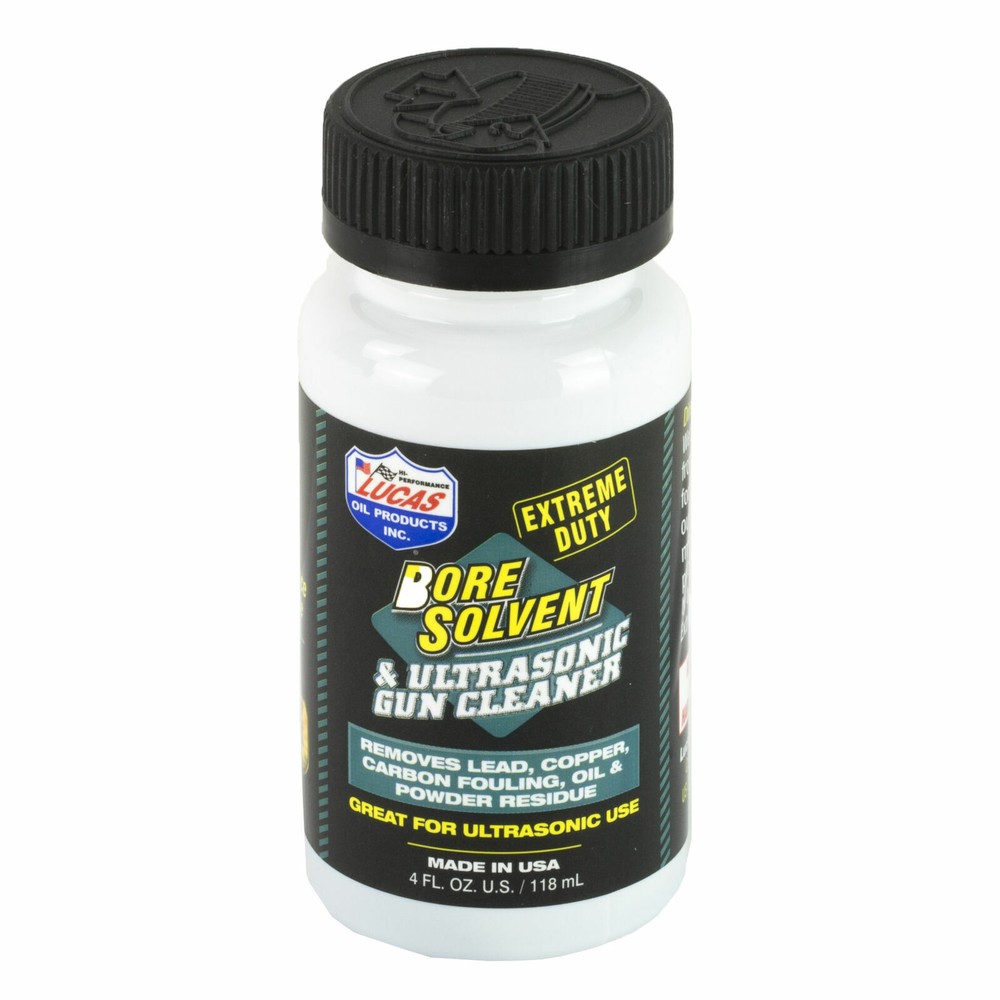 LUCAS OIL Extreme Duty 4oz Bore Solvent Ultrasonic Gun Cleaner 10907