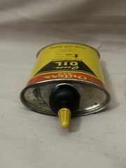 VINTAGE OUTERS 445 GUN OIL TIN 3/4 Full