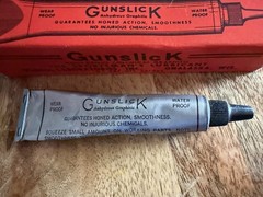 Vintage Gunslick The Sportsman’s Lubricant. Full Tube in Original Box
