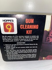 Vintage Hoppes 12 Gauge Shotgun Cleaning Kit Orange Case Vintage Oil Kit