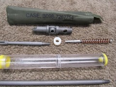 M1 Garand Buttstock Cleaning Kit Oiler M10 Combo Tool Rods Tip Brush & Pouch New