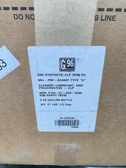 4 X 1 Gallon, G-96 SYNTHETIC CLP GUN OIL, MIL-PRF-63460F CLEANER #1053G USA