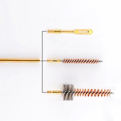 .223 .22Cal 5.56mm Rifle Cleaning Kit with Cleaning Rods Brushes in Zippered Bag