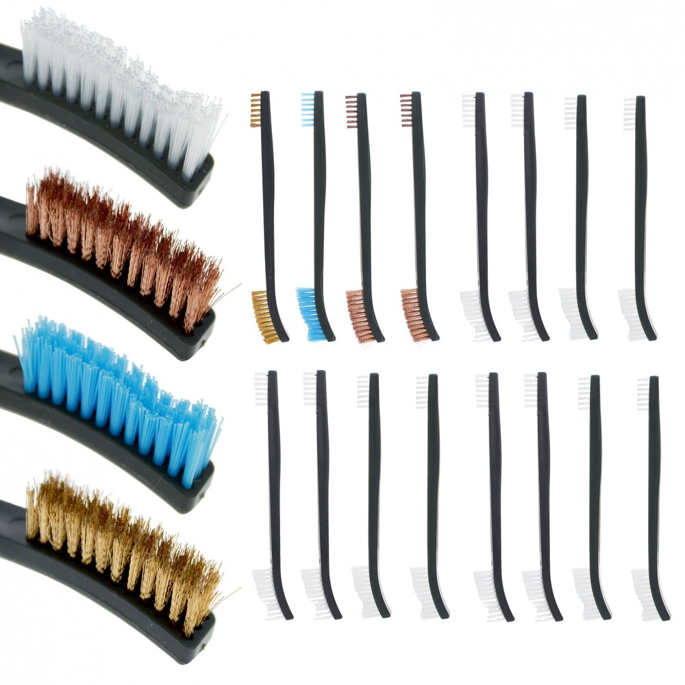 ASR Outdoor Double Sided Gun Cleaning Brushes and Pick Tools 18 Piece Set