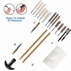 43Pcs Gun Cleaning Kit Rifle Pistol Shotgun Firearm Brush Cleaner Universal 2026