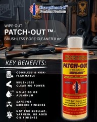 Sharp Shoot R Wipe-Out Patch-Out Bore Solvent 8oz WPO810