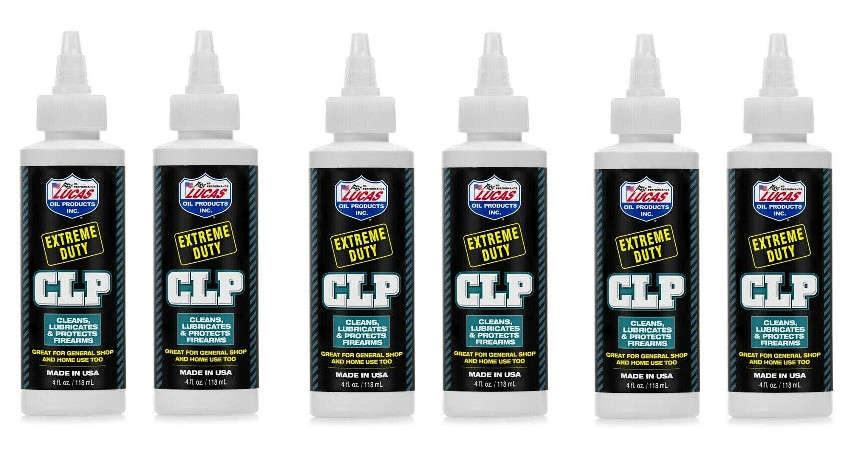 Lucas Oil Extreme Duty CLP 10915 Gun Cleaner Lubricant Protector 4oz QTY: 6