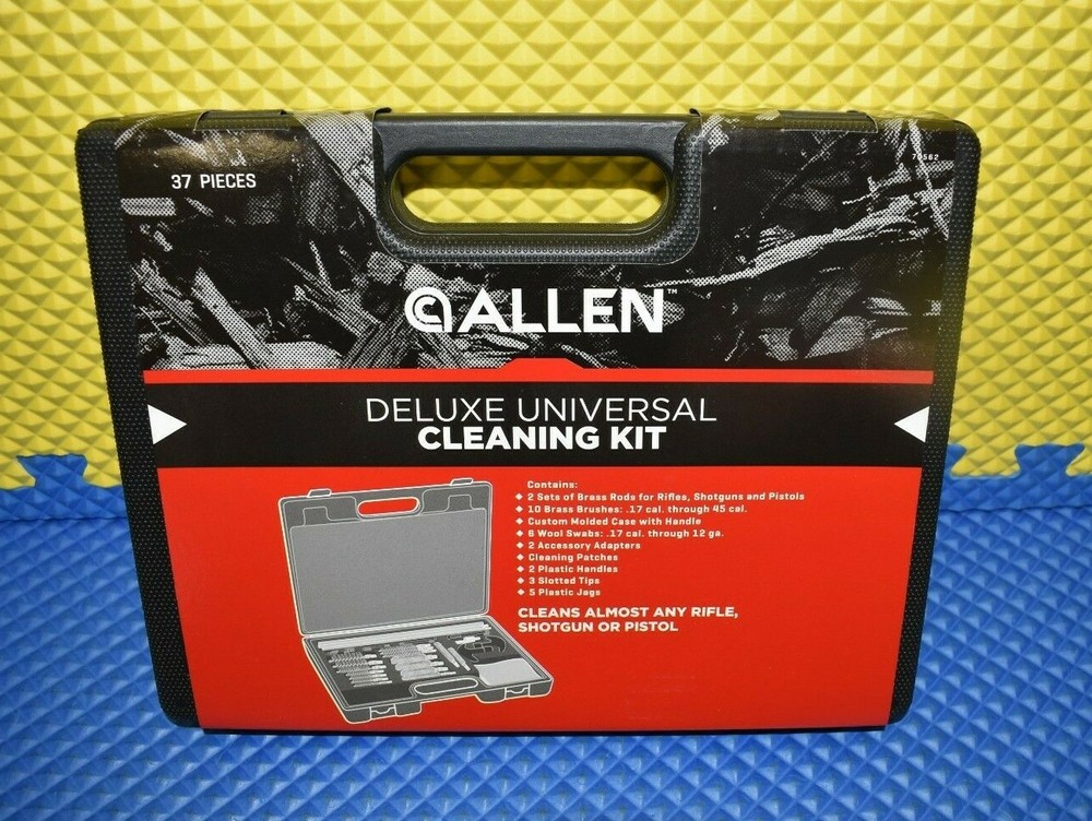 Allen Deluxe Universal Cleaning Kit in Molded Tool Box 37 Pieces 70562