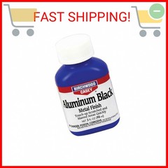 Birchwood Casey Fast-Drying Fast-Acting Aluminum Black Metal Finish for Restorin