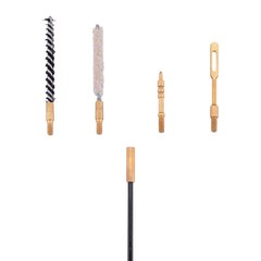 .177 Cal & .22 Cal Airgun Cleaning Kit with Cotton Mop Nylon Brushes Flex Cable