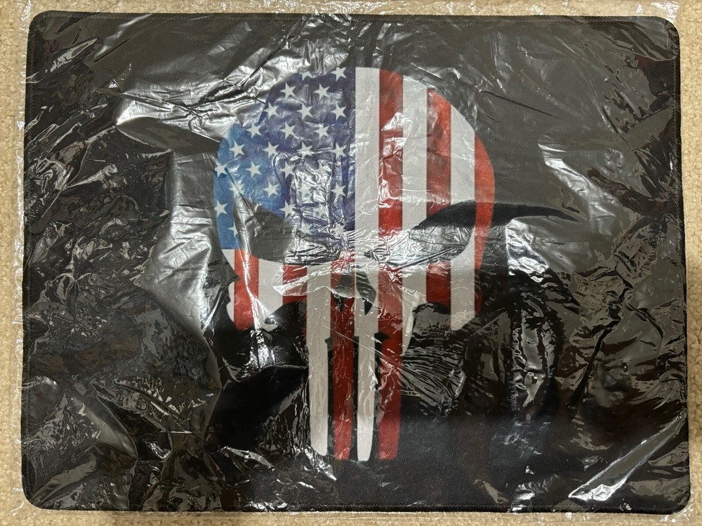 Reaper Skull American Flag Handgun Cleaning Mat 15.25″ x 11.5″ – New
