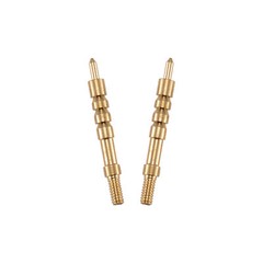 2Pcs/Lots .20 Caliber Solid Brass Spear Pointed Jag Gun Clean Accessories Brass