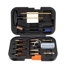 Pistol Cleaning Kit 9mm .357 .22 .45 .40 Caliber – Portable Gun Care Set with Br