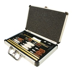 Universal 76 PC Cleaning Kit Clean Rifle Pistol Aluminum Storage Case