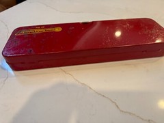 RARE Antique 1950-60s Outers Gunslick 410 Gauge Shotgun Cleaning Kit Metal Case