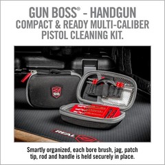 Handgun Cleaning Kit All-in-One 13 Piece Pistol Cleaning Kit W/ Cleaning Rod