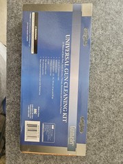 NEW! Gunmaster Universal 17 Piece Gun Cleaning Kit, Wood Storage Box, Model