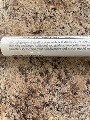 Sinclair Adjustable Rod Guide 17 Through 25 Caliber All Purpose Rod Guide
