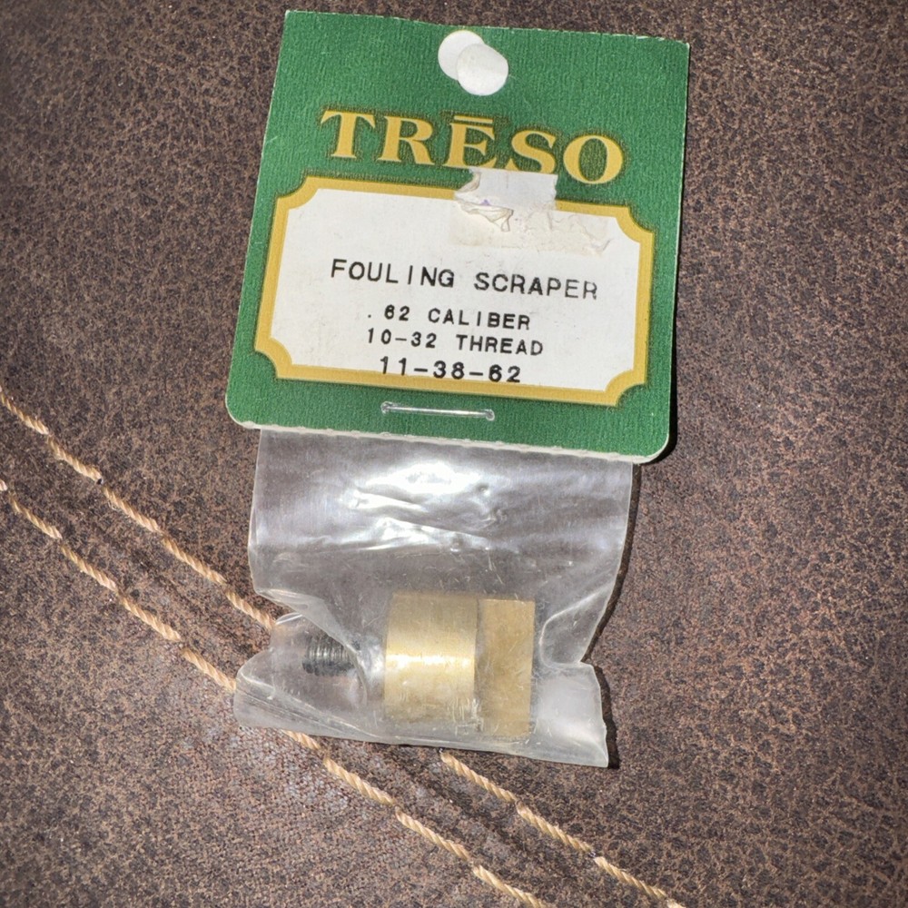 Treso .62 CALIBER 10/32 THREAD BRASS FOULING SCRAPER 11-38-62