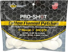 Pro-Shot Premium Gun Cleaning Patches – 100% Cotton Flannel, Superior Weave Tech