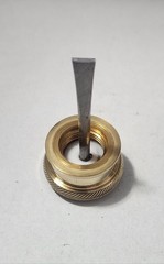 M. Marsh England Brass Shotgun Case Oil Bottle Eley Turnscrew