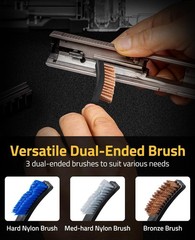 CVLIFE Gun Cleaning Kit for 9mm/.22/.223/5.56mm/12GA/.38/.357 – black