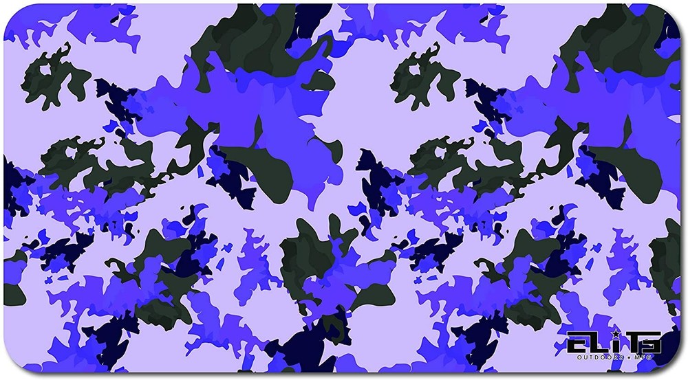 ELITE OUTDOORS Purple and Black CAMO Gun Cleaning MAT 12″ x 22″ Made In USA