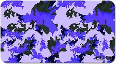 ELITE OUTDOORS Purple and Black CAMO Gun Cleaning MAT 12″ x 22″ Made In USA