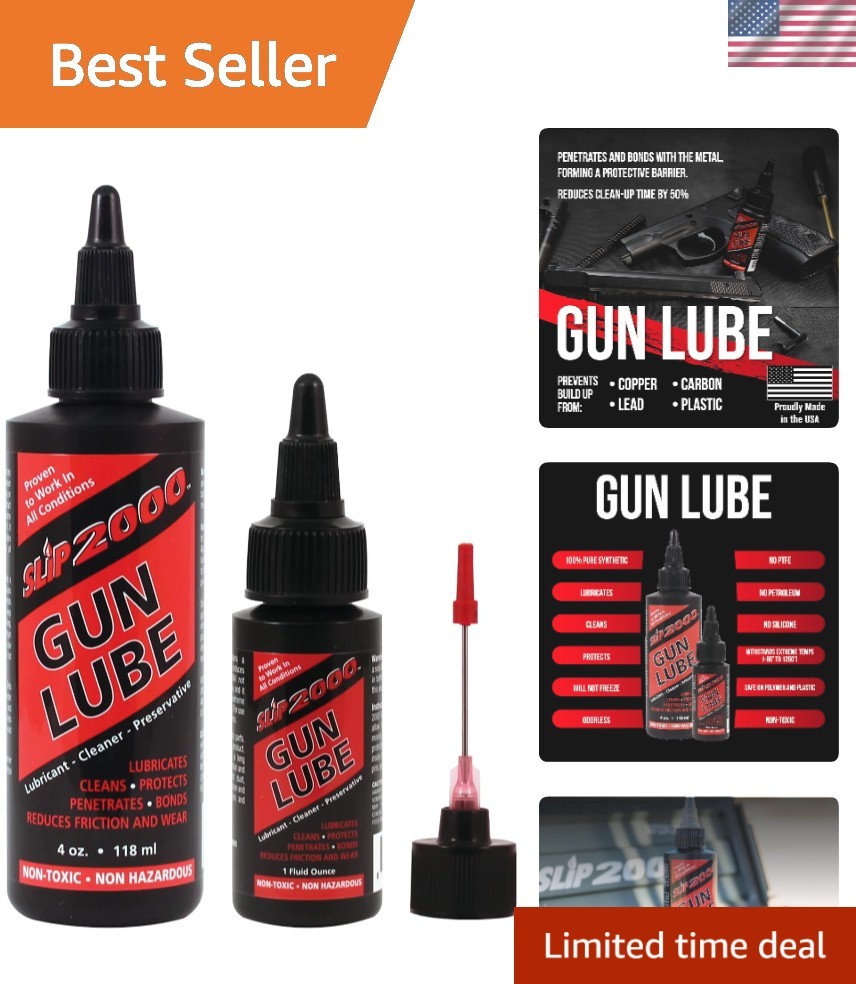Versatile Gun Lube Buddy Pack: Needle Tip Applicator for Precision Application