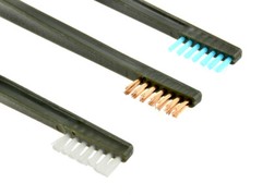 3pc 7″ Double Ended Gun Pistol Rifle Cleaning Brush Set Plastic Nylon Copper