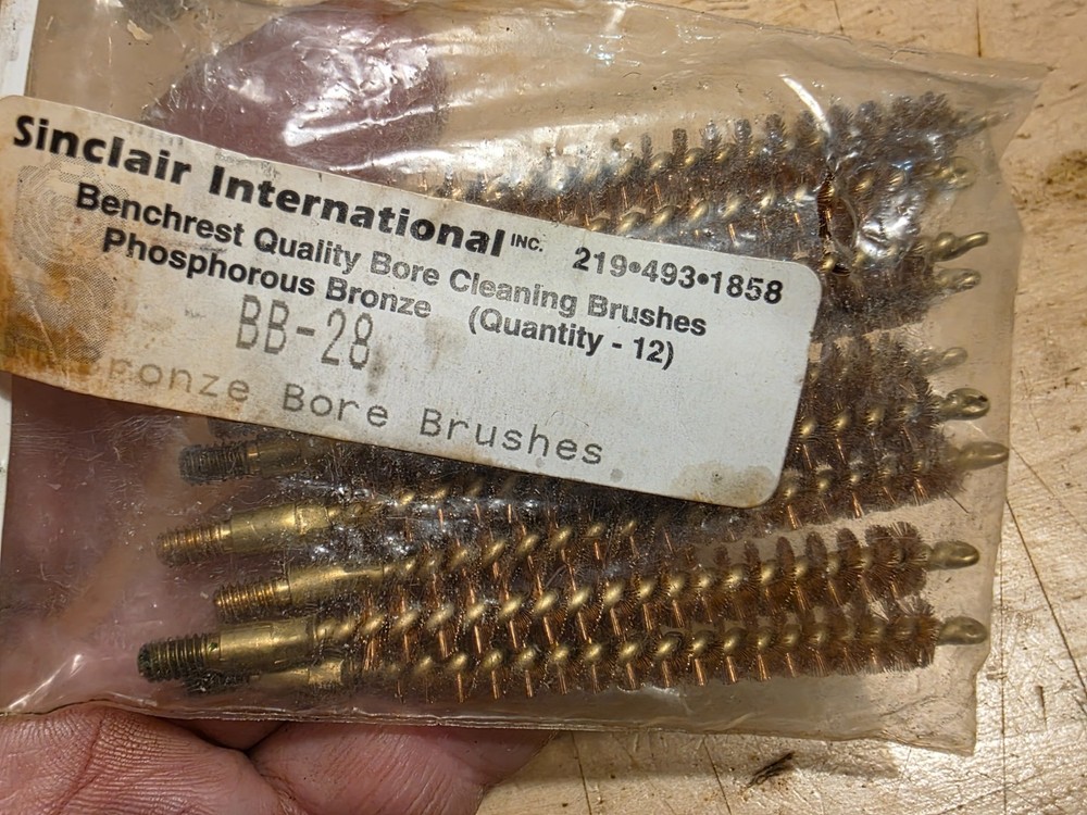 10 Phosphor Bronze 7mm & .280 cal Rifle BORE Cleaning Brush BRUSHES Std 8-32