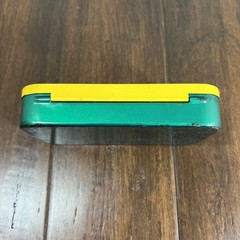 Vintage Gun Cleaning Kit By Outers- Metal Yellow And Green Case With All Parts