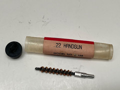 Kleen bore gun cleaning supplies, 3 phosphor bronze bore brushes, 2 patch holder