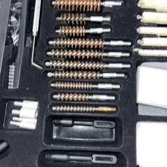 Winchester gun cleaning kit in briefcase style carrier 62 piece USED