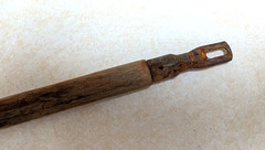 Antique Three Piece Wooden & Brass Gun Cleaning Rod From England Rough Works