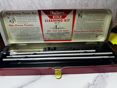 Vintage Outers Gunslick Rifle Cleaning Kit No. 477 .30 Cal Metal Case USA