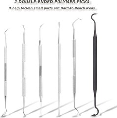 Gun Cleaning Brushes Picks Kit Set Brass Copper Steel Nylon Stainless Steel Ploy