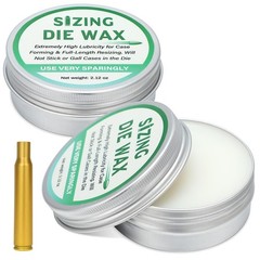 2 Pack Sizing Die Wax 2 Ounce Case Lube Wax for Reloading Ease of Application