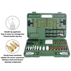 Universal Gun Cleaning Kit – Tips & Jags From High Quality Brass & Nylon Plastic
