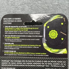 Breakthrough Battle Rope 2.0 Bore Cleaning Rope .44 .45 cal. Handgun NIP