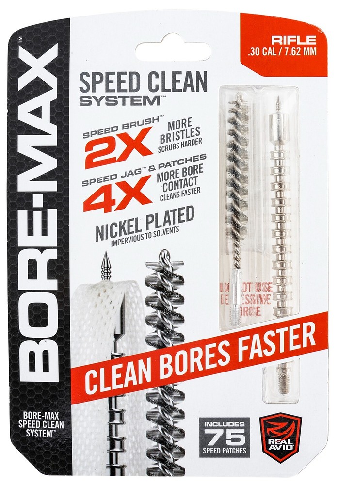 Real Avid AVBMSET30 Bore-Max Speed Clean Upgrade Set 7.62mm 30 Cal