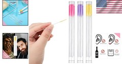 180 Pcs Rose Fragrance Ear Hole Cleaners – Stylish Pink, Purple, Yellow