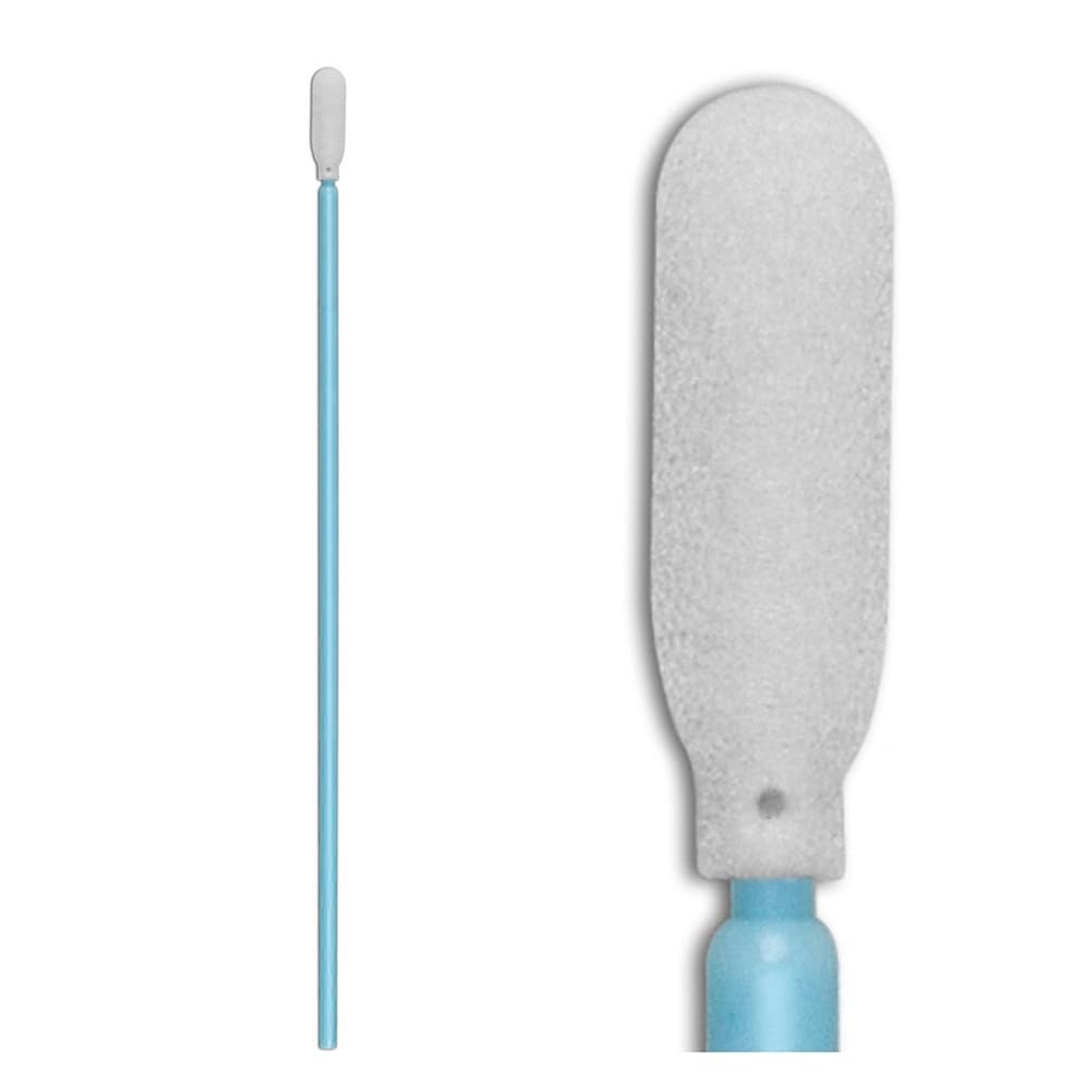 100pcs 6.4” Firearm Cleaning Swabs Kit, Long Handle Cleanroom Foam Tip Blue